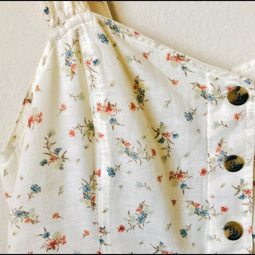 AEO Floral Button Front Mini Dress